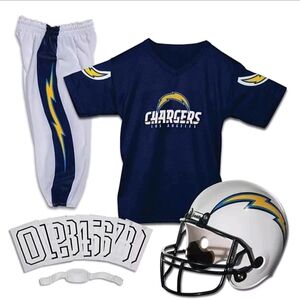 Kids Los Angeles Chargers Costume Set - Navy and White